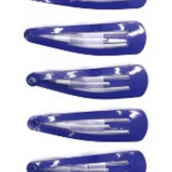 JD 10 X Non-Slip Hair Clips 5cm Metal Baby Girls Toddlers Kids Women Many Colours