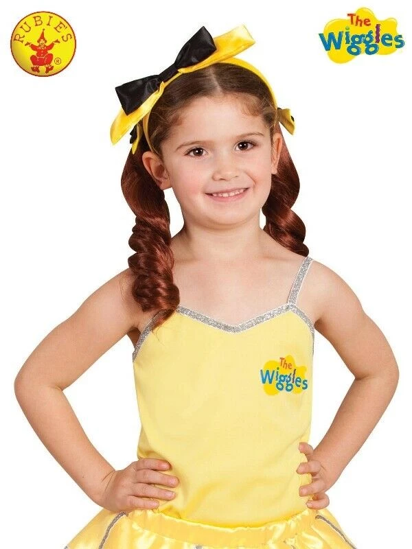 Rubie's Yellow Wiggle Emma Ballerina Tutu Skirt Footless Tights Jumper Wiggles Costume 2 Rubie's Yellow Wiggle Emma Ballerina Tutu Skirt Footless Tights Jumper Wiggles Costume