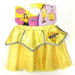 Rubie's Yellow Wiggle Emma Ballerina Tutu Skirt Footless Tights Jumper Wiggles Costume 26 Rubie's Yellow Wiggle Emma Ballerina Tutu Skirt Footless Tights Jumper Wiggles Costume
