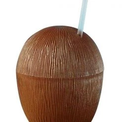 Tomfoolery Coconut Sippy Cup Tikki Drink Party Tableware
