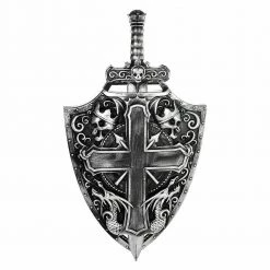 Balloon Agencies Medieval Crusader Knight Skull Shield & Sword Costume Prop Set Costume Accessories