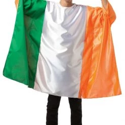 Morris Costumes Flag Tunic Ireland White & Green Adult Costume Halloween
