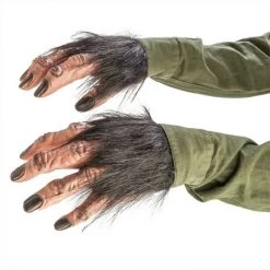 MDI Australia Madheadz Black Gorilla Monkey Hairy Hand Gloves King Kong Fancy Dress Accessory