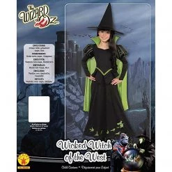 Rubie's Licensed Wizard Of Oz Wicked Witch Of The West Girls Costume