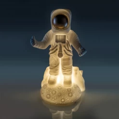 MDI Astronaut On The Moon LED Table Lamp 28cm Energy Efficient Spacesuit Space Home & Garden
