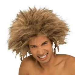 Rubie's Crazy Caveman Cavewoman Blonde Wig Ladies Mens Costume 5 Rubie's Crazy Caveman Cavewoman Blonde Wig Ladies Mens Costume