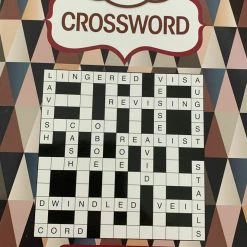 BW Large Print Crossword Puzzles Book 105 Puzzles To Solve Fun Games Home & Garden