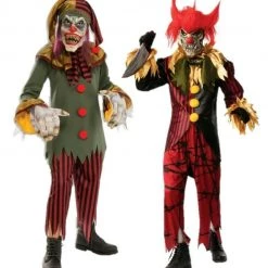 Rubie's Halloween Costumes Crazy Clown Circus Horror Mens Boys Halloween Costume