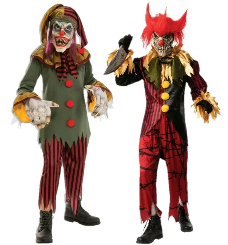 Rubie's Halloween Costumes Crazy Clown Circus Horror Mens Boys Halloween Costume 1 Rubie's Halloween Costumes Crazy Clown Circus Horror Mens Boys Halloween Costume