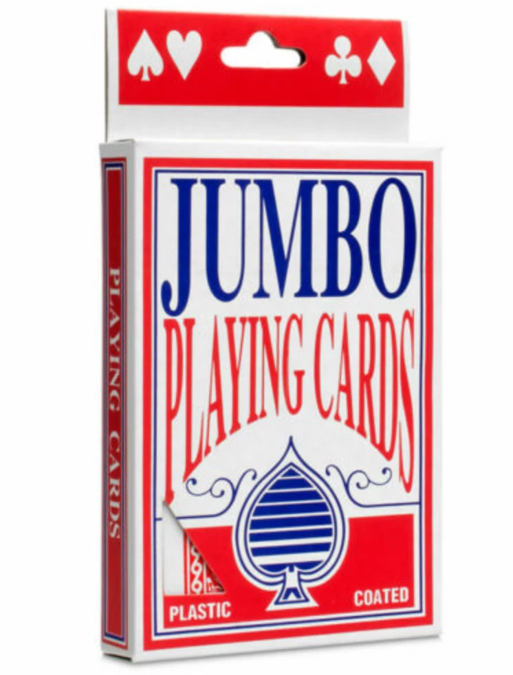 Aussie Toys Playing Cards Premium Jumbo Big Large Deck Card Game Plastic Coated Playing Card 3 Aussie Toys Playing Cards Premium Jumbo Big Large Deck Card Game Plastic Coated Playing Card