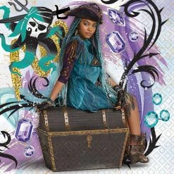 Morris Costumes Party Supplies Disney Descendants 2 Beverage Lunch Napkins Party Supply