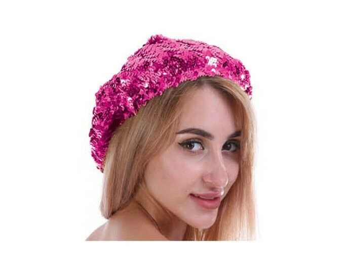 JD Costume Accessories 1 Ladies Girls French 70s Costume Party Dance Disco SEQUINED SEQUINS Hat BERET 4 JD Costume Accessories 1 Ladies Girls French 70s Costume Party Dance Disco SEQUINED SEQUINS Hat BERET