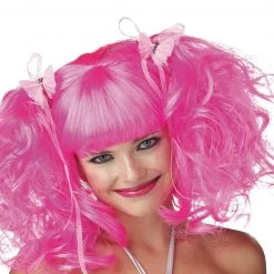 Morris Costumes Punky Pixie Fairy Wigs With Highlights Ringlets Butterflys & Ribbons Ladies Wig 18 Morris Costumes Punky Pixie Fairy Wigs With Highlights Ringlets Butterflys & Ribbons Ladies Wig