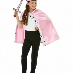Smiffys Costume Accessories Queen Kit Pink Robe Girls Book Week Halloween Costume Kit