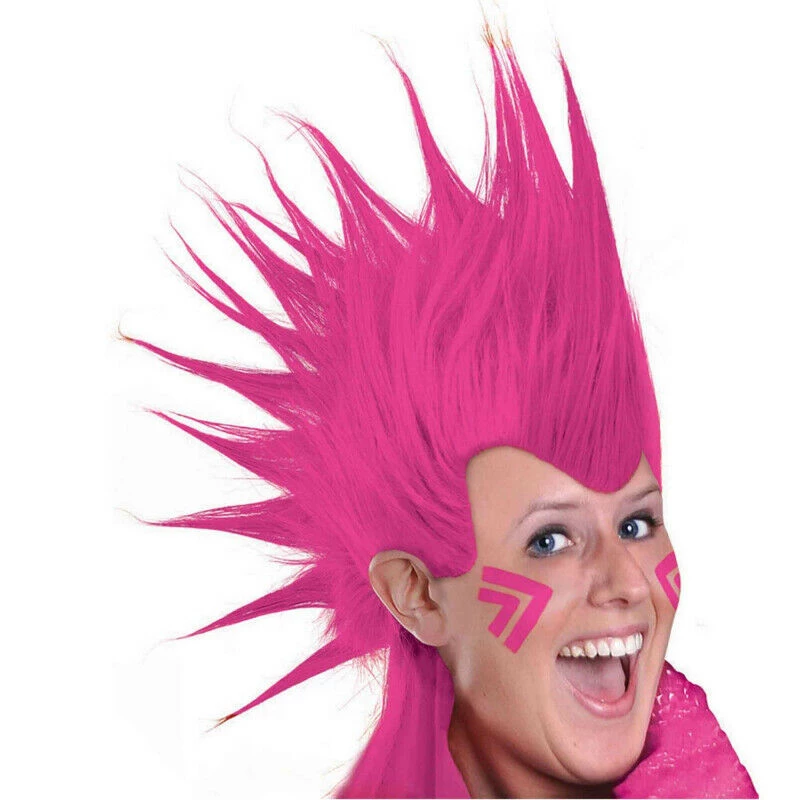 Balloon Agencies Wigs Mohawk Game Day Sports Coloured High Spikes Party Wig Costume Accessory 6 Balloon Agencies Wigs Mohawk Game Day Sports Coloured High Spikes Party Wig Costume Accessory