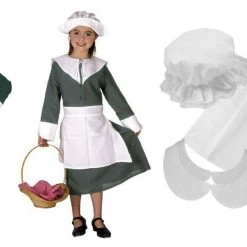 Sweidas Colonial Peasant Historical Victorian Girls Boys Pilgrim Kids Costume Book Week Costumes