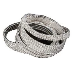 Unbranded Elastic Rhinestones Crystals Ladies Anklet