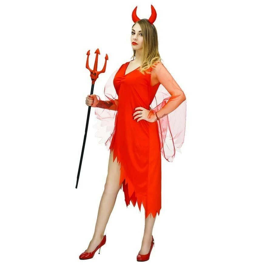 Unbranded Daring Devil Red Dress Std Size Ladies Halloween Costume Halloween Costumes 3 Unbranded Daring Devil Red Dress Std Size Ladies Halloween Costume Halloween Costumes