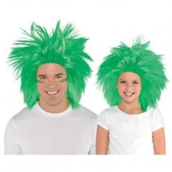 Balloon Agencies Fan Supporters Crazy Spikey Wig Ladies Mens Costume Accessory Many Colours