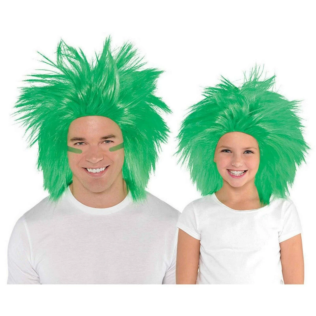 Balloon Agencies Fan Supporters Crazy Spikey Wig Ladies Mens Costume Accessory Many Colours 2 Balloon Agencies Fan Supporters Crazy Spikey Wig Ladies Mens Costume Accessory Many Colours
