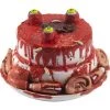 Smiffys Gory Gourmet Zombie Cake Moving Eyes & Body Parts Halloween Decoration Prop