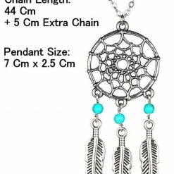 AliExpress Fashion Jewelry Dream Catcher Necklace Leaves Feather Turquoise Pendant GOLD Or SILVER 9 AliExpress Fashion Jewelry Dream Catcher Necklace Leaves Feather Turquoise Pendant GOLD Or SILVER