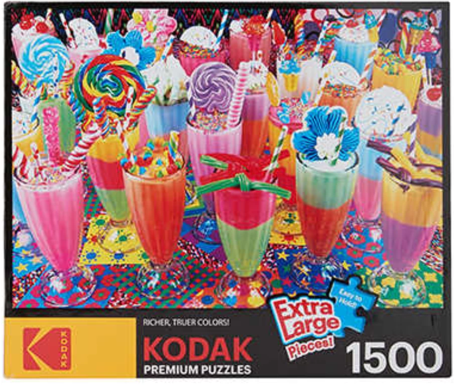 Kmart Home & Garden Kodak Premium 1500 Piece Jigsaw Puzzle Sugary Shakes Kids 10+ To Adults Game 1 Kmart Home & Garden Kodak Premium 1500 Piece Jigsaw Puzzle Sugary Shakes Kids 10+ To Adults Game