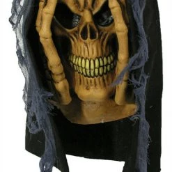 Unbranded Peeping Tom On Window Skull Head Halloween Decoration Prop