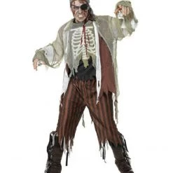Unbranded Zombie Pirate Ghost Ship Ghoul Horror Halloween Men's Costume
