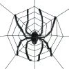 Unbranded 8ft Spiderweb With Giant Spider Halloween Decoration Prop Halloween Props/Decoration