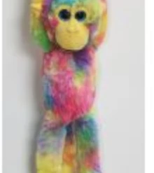 Unbranded 100cm Hanging Rainbow Monkey Plush Toy Piggie Back Rides On Your Back Or Waist Home & Garden