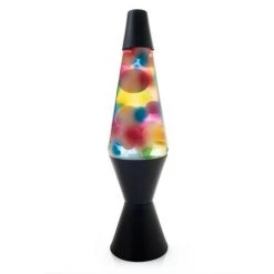 MDI Australia NEW Motion Lava Lamp 37cm Silver Base Party Night Light 10 Colours Bedside Lamps Home & Garden