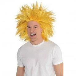 Balloon Agencies Fan Supporters Crazy Spikey Wig Ladies Mens Costume Accessory Many Colours 24 Balloon Agencies Fan Supporters Crazy Spikey Wig Ladies Mens Costume Accessory Many Colours