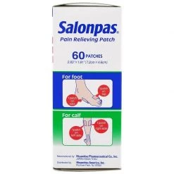IHerb NEW & IMPROVED Salonpas Hisamitsu 60 Pain Relieving Patches | 20% Larger & More Health & Beauty