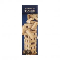 Kmart Wooden Tumbling Tower Jenga Family Board Games Strategy Toys Games Home & Garden