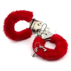 Unbranded Hens Night Fluffy Metal Handcuffs & Keys Party Games Stag Police Costume Accessory