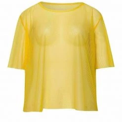 Unbranded 80s Fishnet String Vest Top 1980s Costume Access Neon Fluro Long Short Sleeve Ladies Costume