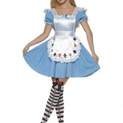 Smiffys Deck Of Cards Alice In Wonderland Ladies Costumes And Tights