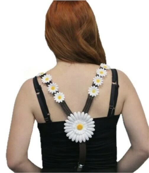Sweidas Costume Accessories Flower Suspenders Braces Oktoberfest Hippie Ladies Costume Accessory 1 Sweidas Costume Accessories Flower Suspenders Braces Oktoberfest Hippie Ladies Costume Accessory