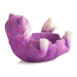 MDI Purple Mad Cat Ashtray Figurine Novelty Home Decoration Home & Garden