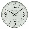 MAL Classy Silver Decor Clock 50cm Home Decor