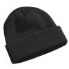 Aussie Toys Adults Mens Ladies Thermal Winter Black Beanie Knitted Hat Clothing Apparel