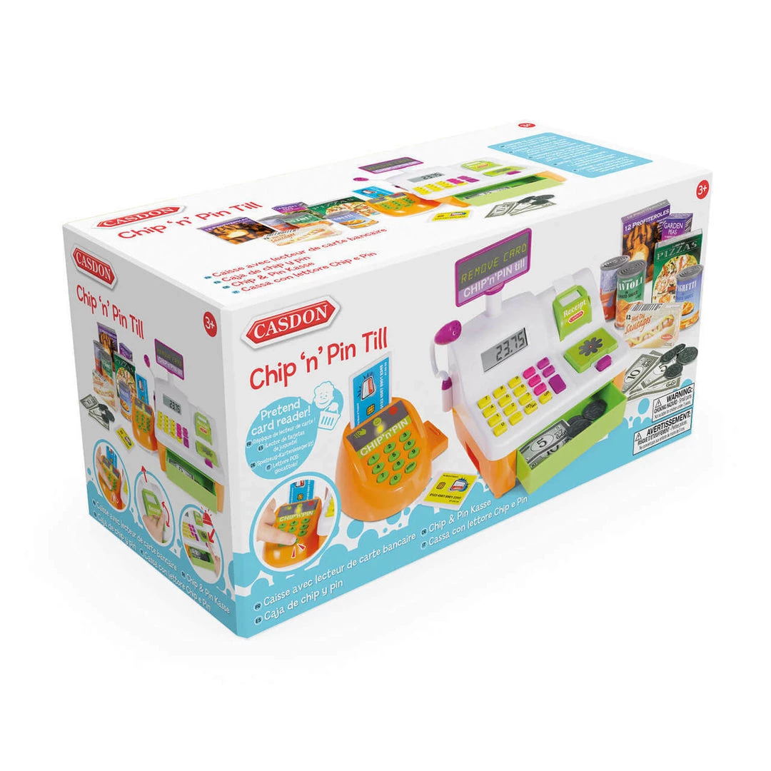 ATD Home & Garden Casdon Chip 'N' Pin Till Little Shopper Pretend Play Toy 8 ATD Home & Garden Casdon Chip 'N' Pin Till Little Shopper Pretend Play Toy