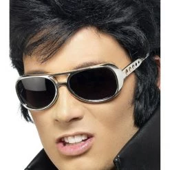 Rubies/Smiffys/Dr.Toms Elvis Presley Microphone Scarf Shades Headpiece Wig Mens Costume Accessory 27 Rubies/Smiffys/Dr.Toms Elvis Presley Microphone Scarf Shades Headpiece Wig Mens Costume Accessory