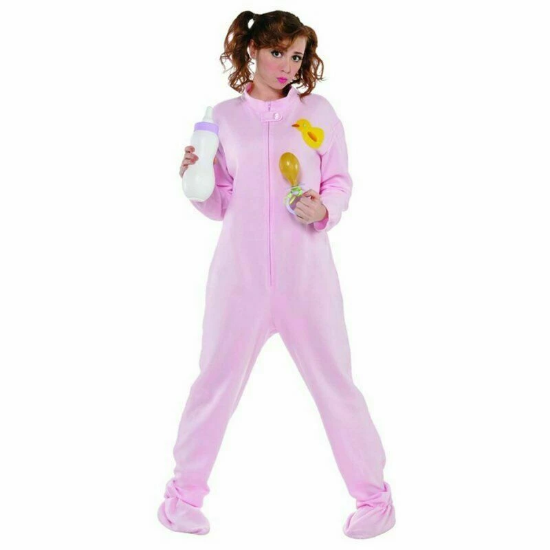 Amscan Costumes Adult Baby Romper Mens Ladies Costume Blue Or Pink 3 Amscan Costumes Adult Baby Romper Mens Ladies Costume Blue Or Pink