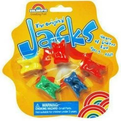 ABT Colorific The Original Fluro Jacks Knucklebones Knuckles Traditional Game Home & Garden