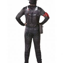 Rubie's Halloween Costumes Licensed Mens Fortnite Black Knight Costume Epic Game Adults Halloween Jumpsuit
