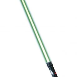 Morris Costumes Licensed Star Wars Qui-Gon Electronic Lightsaber Extends 3 Feet Lights Up Green Home & Garden
