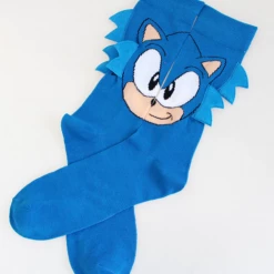 Unbranded Nintendo 3D Spikes Sonic The Hedge Hog Cartoon Character Crazy Sock Day Adults Costume Accessories
