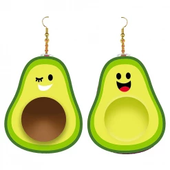 Balloon Agencies Costume Accessories Fiesta Avocado Holy Guacamole Headband Earrings Ladies Girls Costume Accessory